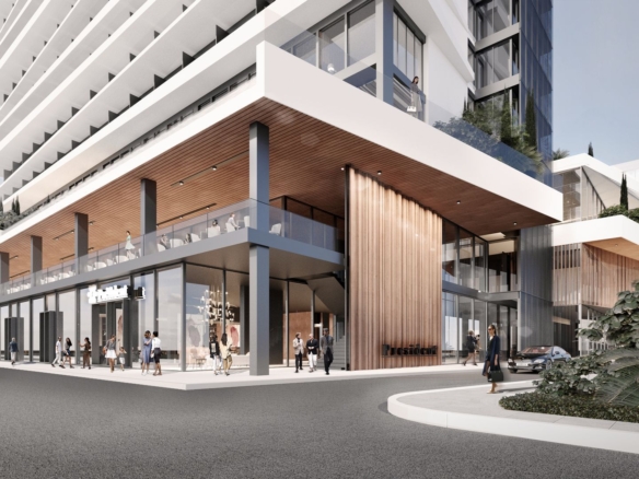 Dvosoban stan 134.55m2 u novom Hotelsko apartmanskom kompleksu na prvoj liniji do mora u Budvi