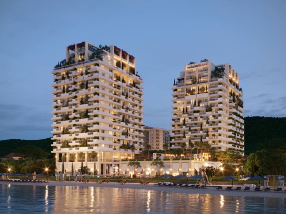 Ekskluzivan jednosoban stan 74.04 m² u novom prestižnom kompleksu na prvoj liniji mora,Budva