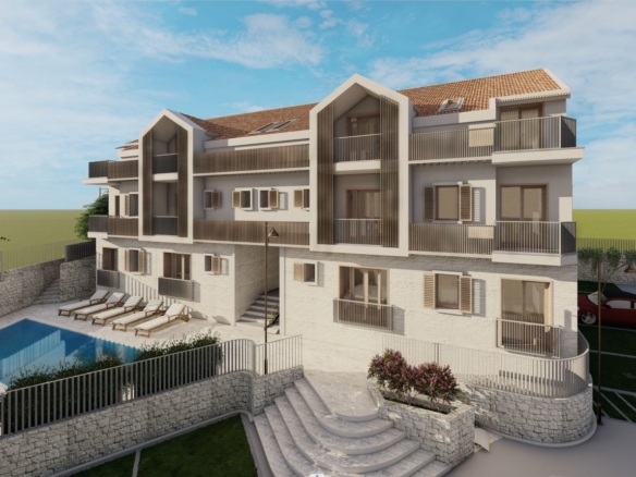 Jednosoban stan 54.27m2 u novom stambenom kompleksu,Risan