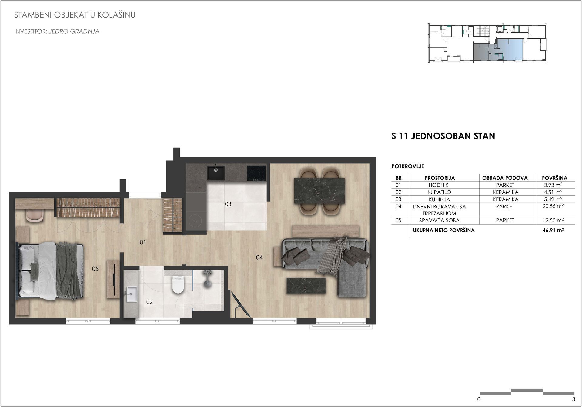 33402213-9317-48a4-90c0-a9e4ad79ca49 Jednosoban stan 47 m² – Kolašin — fotografija 4