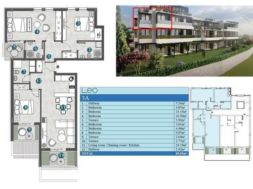 Jednosoban stan 48 m² – Kumbor, Herceg Novi — fotografija 19