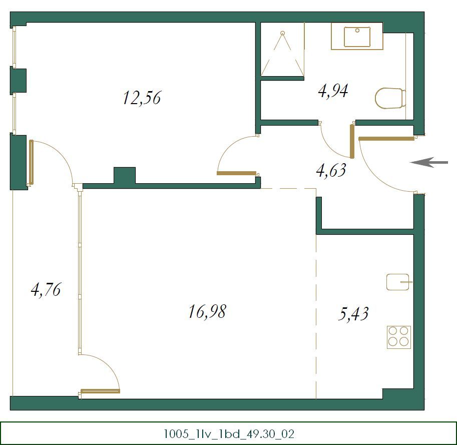 e76cc37c-f577-4abe-8d01-21ff005eef61 Jednosoban stan 51 m² – Kolašin — fotografija 12