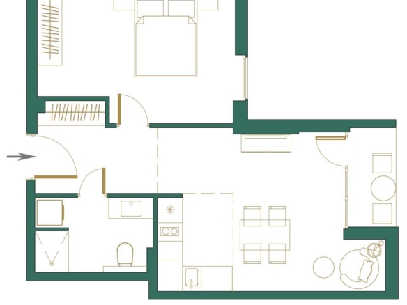 Jednosoban stan 51 m² – Kolašin — fotografija 15
