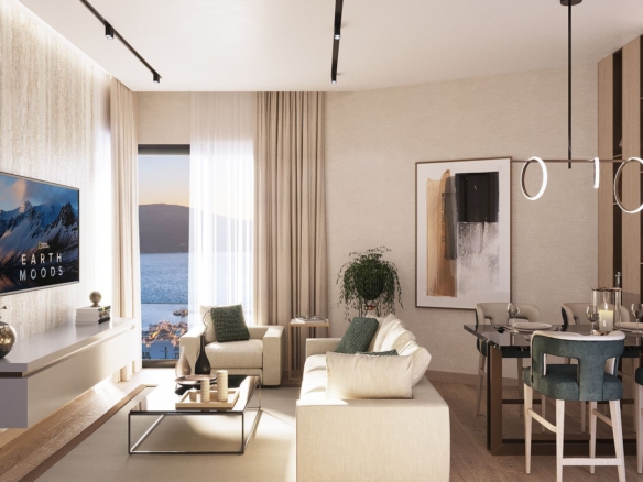 Jednosoban apartman 67.30m² u Novom Luksuznom Kompleksu na Atraktivnoj Lokaciji-Seljanovo, Tivat
