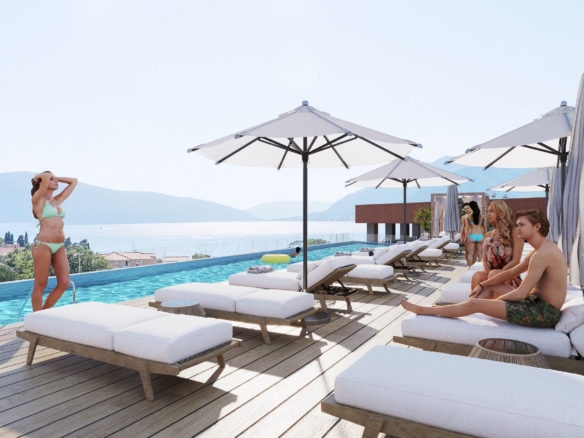 Suite apartman 45.37m² u Novom Luksuznom Kompleksu na Atraktivnoj Lokaciji-Seljanovo, Tivat