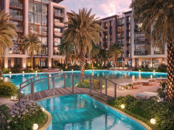 Dvosoban stan 99.7m² u kompleksu Belgravia Gardens, Dubai