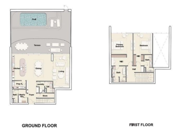 Dvosoban stan 391 m² – Dubai, Inostranstvo — fotografija 16