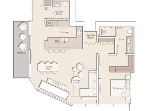 Jednosoban stan 111 m² – Dubai, Inostranstvo — fotografija 19
