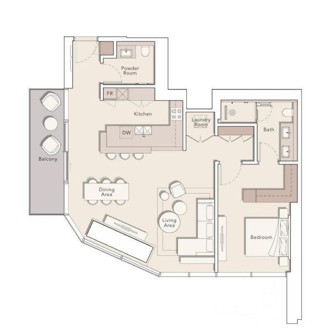 Jednosoban stan 111 m² – Dubai, Inostranstvo — fotografija 19