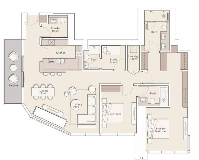 9ea7906b-40f0-4b98-8456-f0e75ab06091 Dvosoban stan 166 m² – Dubai, Inostranstvo — fotografija 19