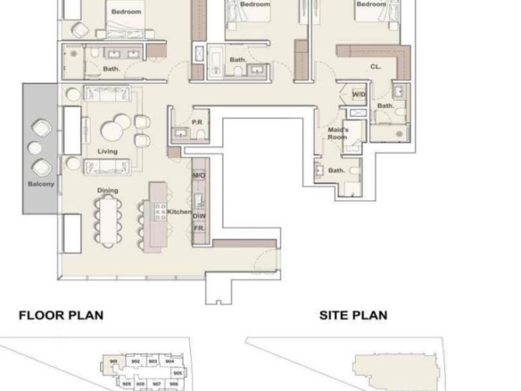 Trosoban stan 223 m² – Dubai, Inostranstvo — fotografija 19