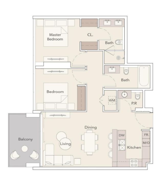79715255-344d-4754-8375-de6fd58c0aa1 Dvosoban stan 98 m² – Dubai, Inostranstvo — fotografija 10