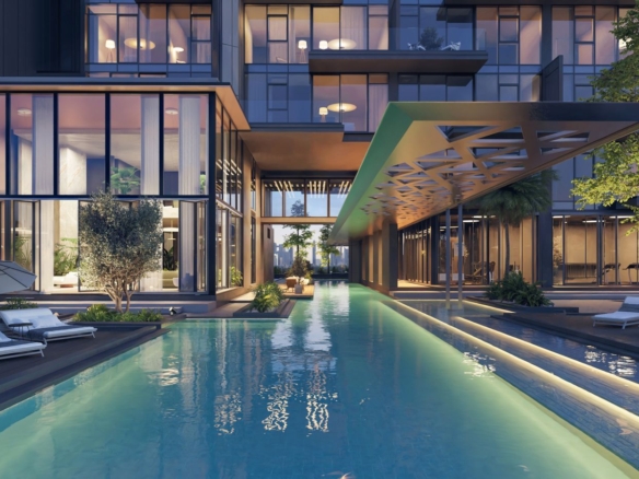 Luksuzan jednosoban stan 107.35m² u prestižnom The Highgrove, MBR City, Dubai