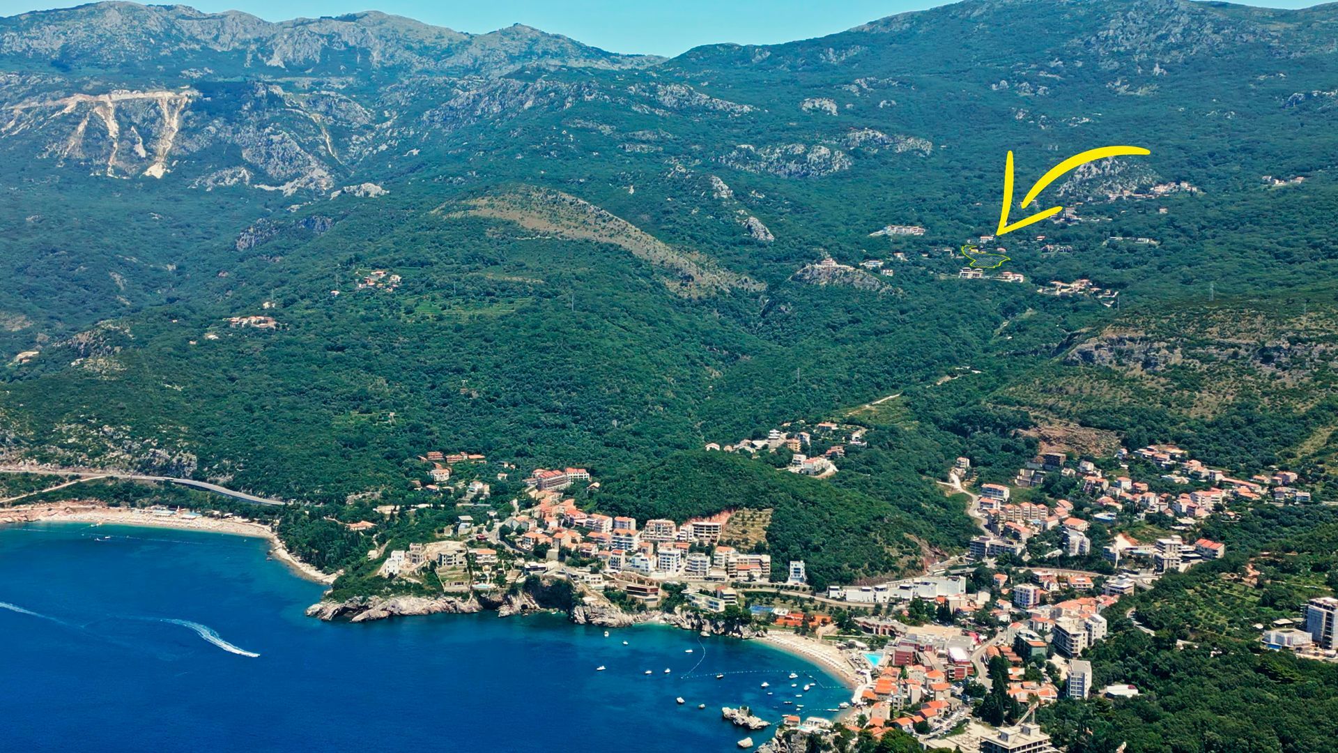 f994145b-7176-420f-a9a8-ead2ad83b3d4 Urbanizovan plac sa pogledom na more, Kuljače, Budva — fotografija 2