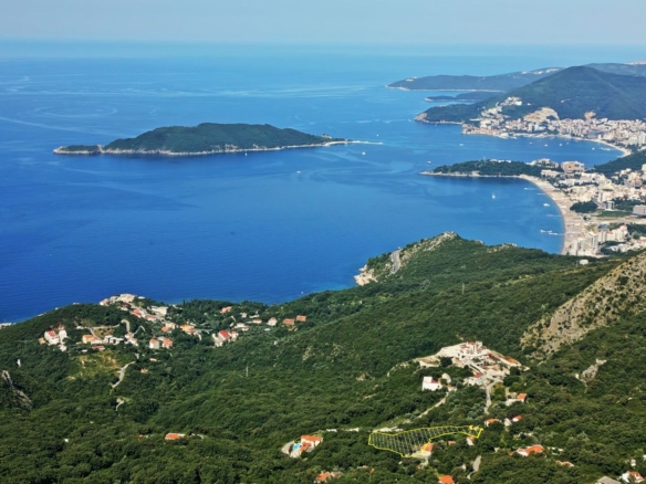 Urbanizovan plac sa pogledom na more, Kuljače, Budva — fotografija 5
