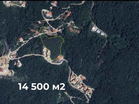 Urbanizovan plac sa pogledom na more, Kuljače, Budva — fotografija 6