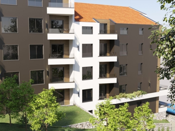 Jednosoban stan 46.83m2 u Novom Stambenom Kompleksu u izgradnji,Budva – Babin Do