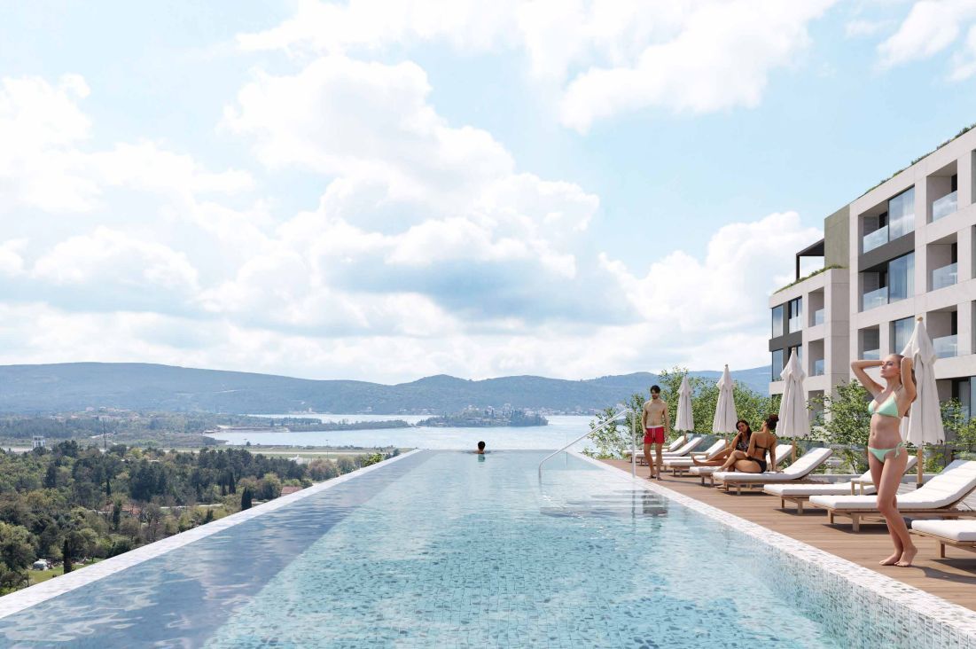 Jednosoban stan 45 m² – Tivat — fotografija 2