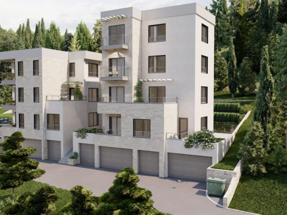 Dvosoban stan 90.86m2 u savremenom kompleksu sa pogledom na more u Tivtu – završetak izgradnje april 2026