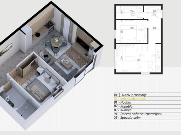 Garsonjera 26 m² – Podkošljun, Budva — fotografija 19