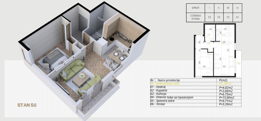 Garsonjera 26 m² – Podkošljun, Budva — fotografija 16