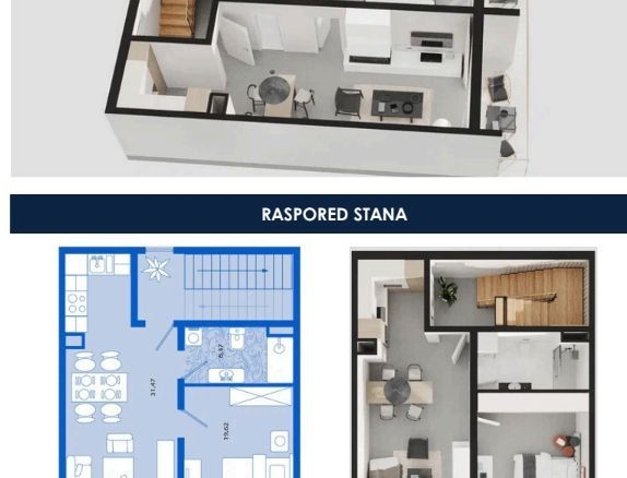 Jednosoban stan 67 m² – Tivat — fotografija 16