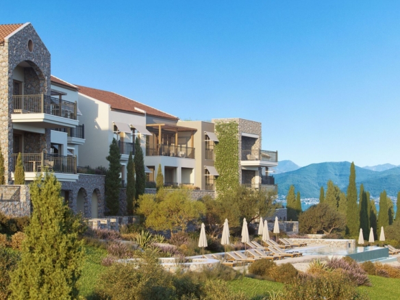 Dvosoban apartman sa pogledom na golf i more – 119,99 m² + dvorište 42,41 m², Luštica Bay (mogucnost odloženog plaćanja)