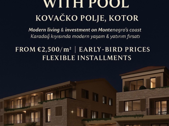 Jednosoban stan 52 m² – Kovačko polje, Kotor — fotografija 17