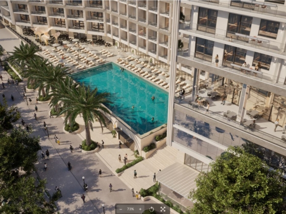 Prodaja jednosobnog stana 56 m² u ekskluzivnom stambenom kompleksu u Rafailovićima – prvi red do mora sa privatnom plažom i luksuznim sadržajima