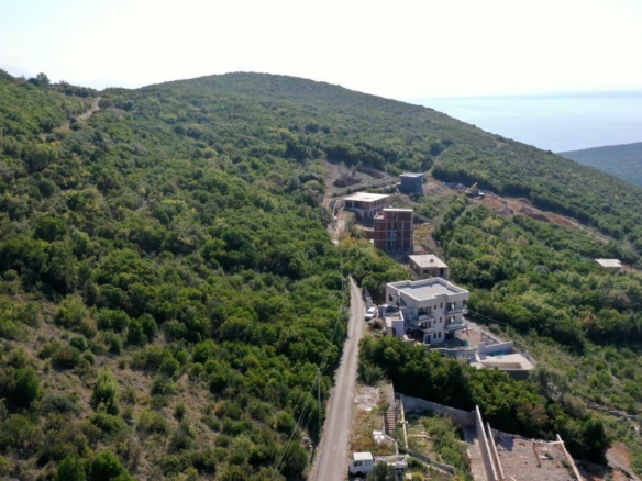 Prodaja urbanizovanog zemljista 1130m² sa pogledom na more-Višnjeva, Kotor
