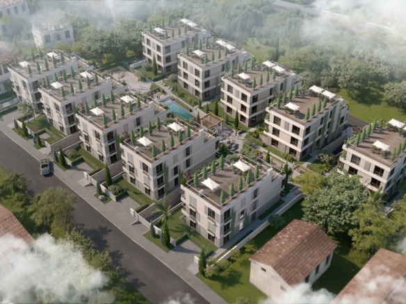 Prodaja luksuznog dvosobnog apartmana 104.83m² u ekskluzivnom stambenom kompleksu – Tivat, Marići