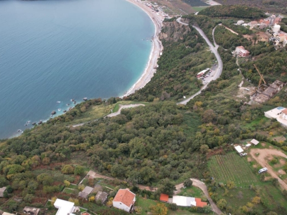 Zajednička gradnja: Atraktivno zemljište 5100m² sa panoramskim pogledom na more – Prijevor, Budva