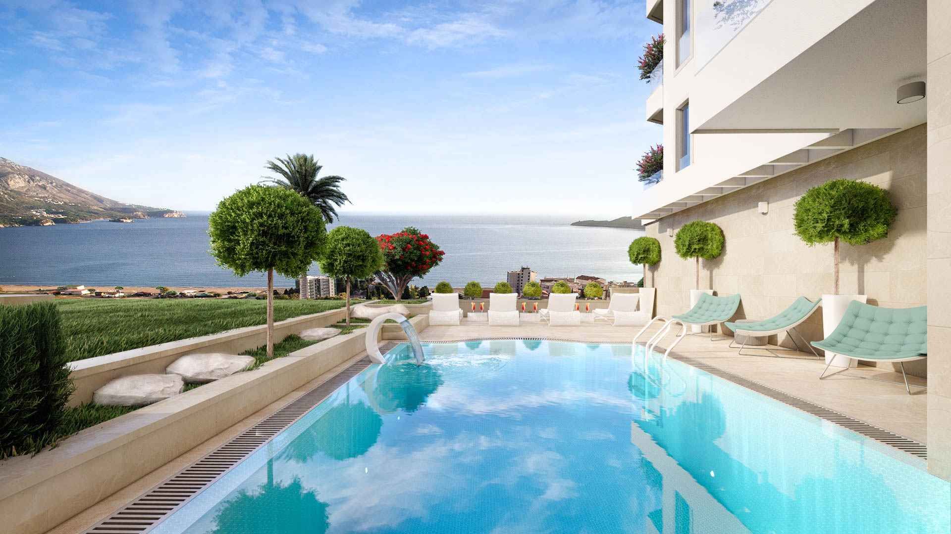 Dvosoban stan 69 m² – Bečići, Budva — fotografija 7