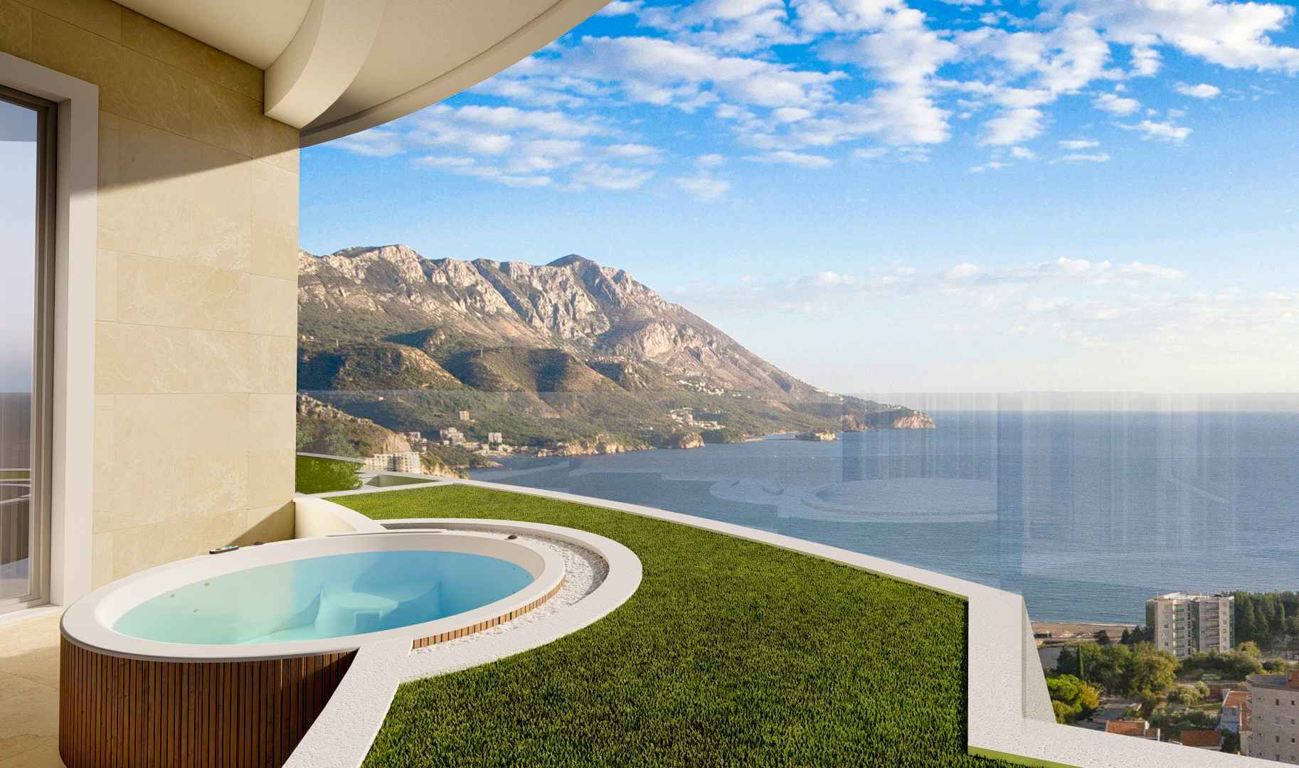 Dvosoban stan 69 m² – Bečići, Budva — fotografija 12