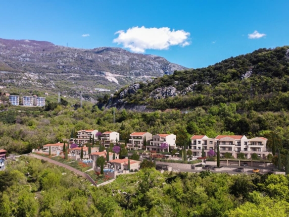 Luksuzan jednosoban apartman 47.8m2 u ekskluzivnom kompleksu u izgradnji, Markovići – Budva