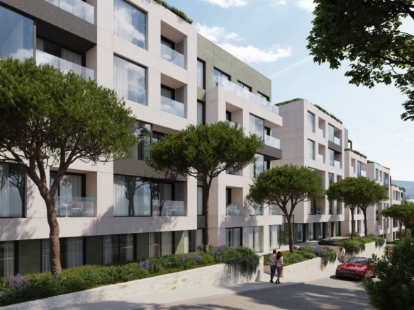 Jednosoban stan (41,35m² + 23.88m2 terase) u novom kompleksu sa bazenom – Tivat, Mrčevac