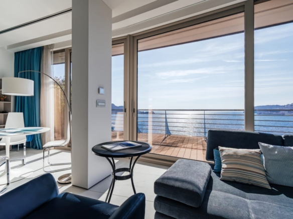 Prodaja luksuznog dvosobnog stana 170 m² sa panoramskim pogledom na more-Budva , Dukley Gardens