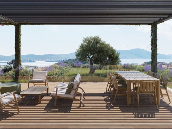 Jednosoban stan (40,81 m²) u novom kompleksu sa bazenom – Tivat, Mrčevac