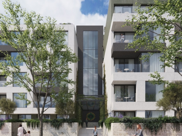 Dvosoban stan (57.21m²) u novom kompleksu sa bazenom – Tivat, Mrčevac
