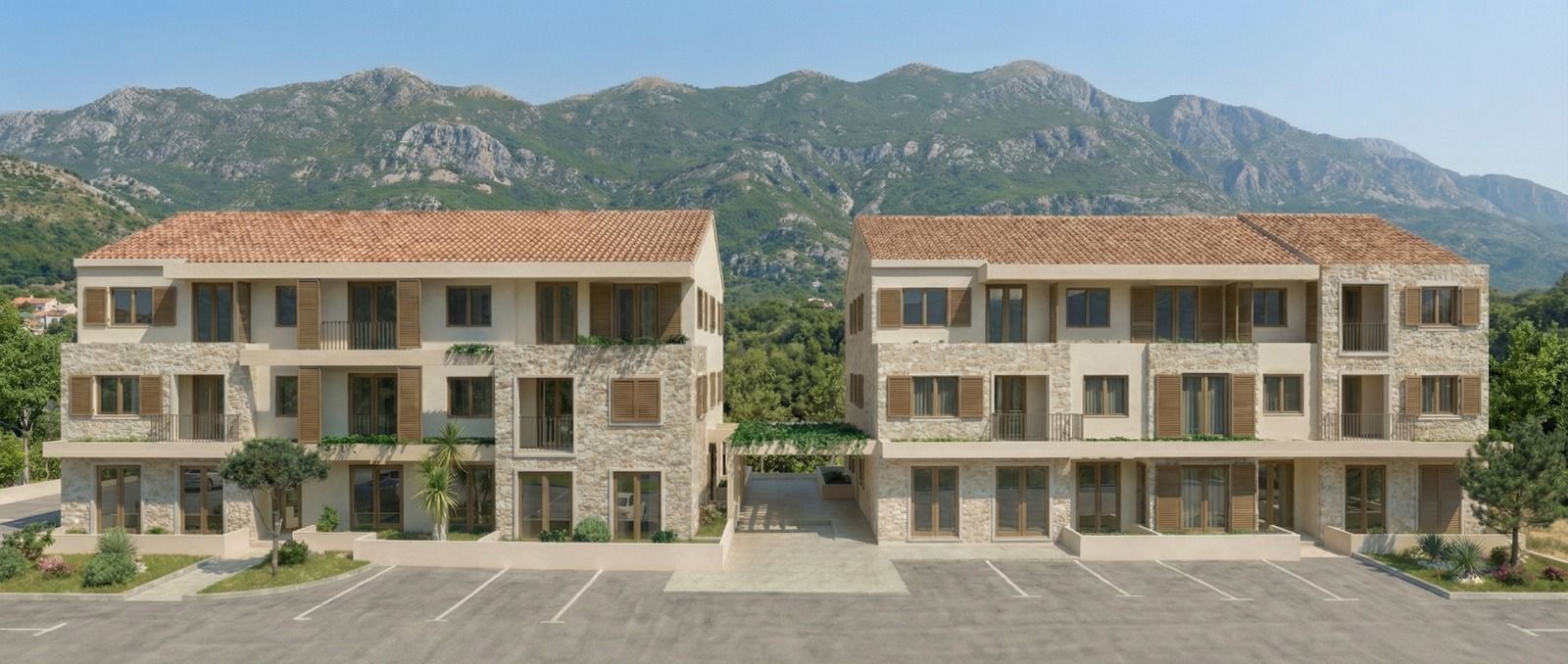 Jednosoban stan 40 m² – Kovačko polje, Kotor — fotografija 4