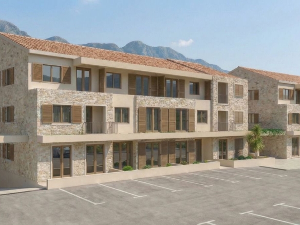 Jednosoban stan 52.02m² u luksuznom kompleksu Palazzo Jaz sa bazenom – Kovačko Polje, Kotor (Mogućnost odloženog plaćanja i kupovine putem hipotekarnog kredita)