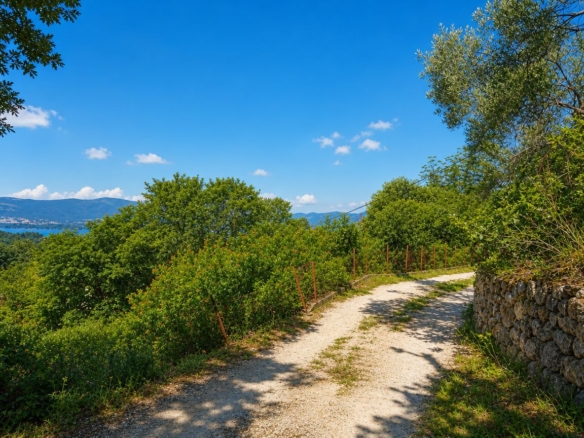 Urbanizovano zemljiste 1300m² sa pogledom na more – Kavač, Kotor