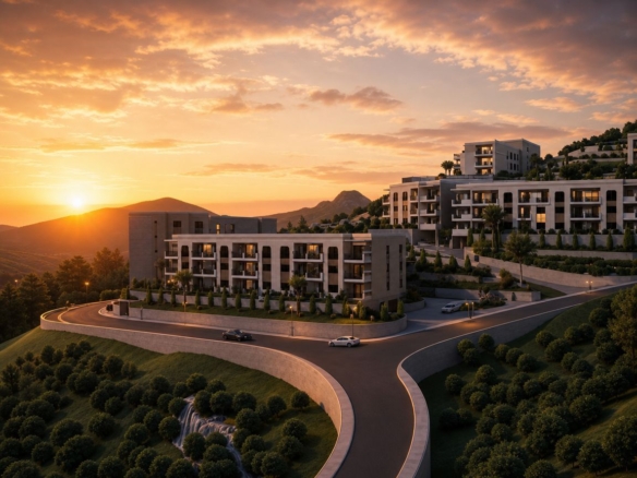 Dvosoban stan 71,06 m² u novom kompleksu sa bazenom – Dubovica, Budva | Bez plaćanja poreza 3%