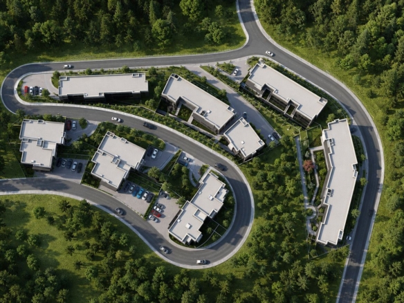 Dvosoban stan 71.02m² u novom kompleksu sa bazenom i pogledom na more – Dubovica, Budva | Bez plaćanja poreza 3%