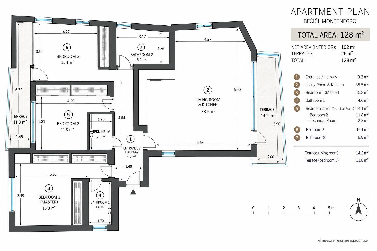 7a5db6e0-8fc9-46de-8835-f0656a26307f Luksuzan trosoban stan 128 m² sa panoramskim pogledom na more i garaznim mestom – Bečići
