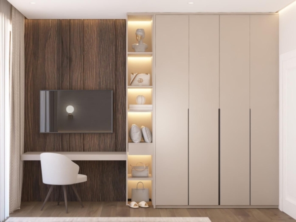 Luksuzan trosoban stan 128 m² sa panoramskim pogledom na more i garaznim mestom – Bečići