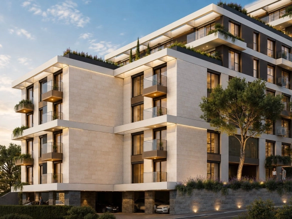 Prodaja jednosobnog stana 50.63m² u novom kompleksu u izgradnji – Petrovac, Budvanska rivijera | 150 m od mora