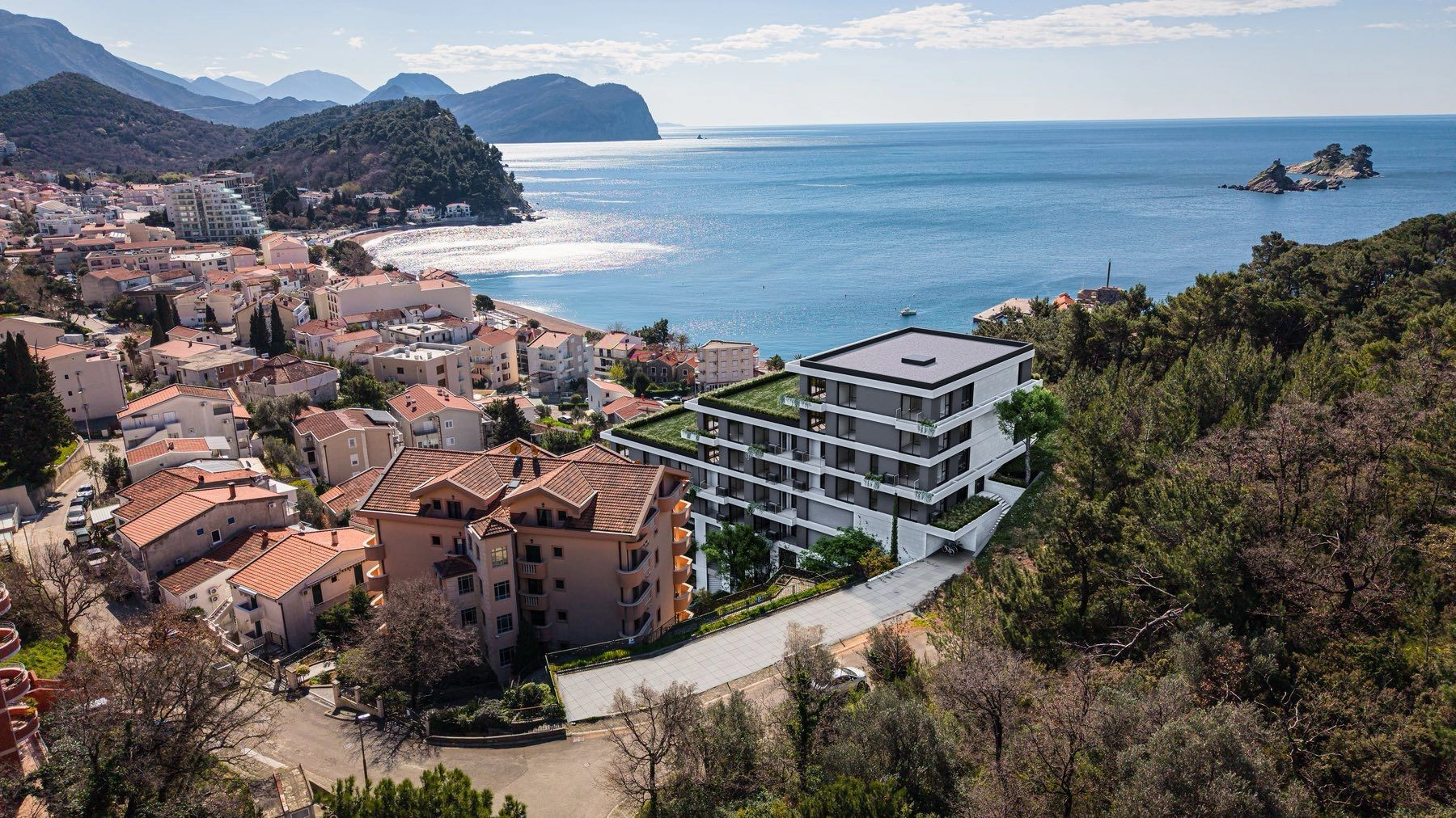 Jednosoban stan 50 m² – Petrovac, Budva — fotografija 5