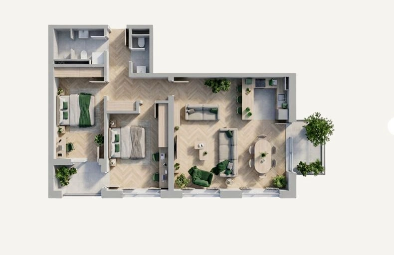 01312ee9-1e69-4578-94db-214e54a1572b Dvosoban stan 90 m² – Petrovac, Budva — fotografija 2