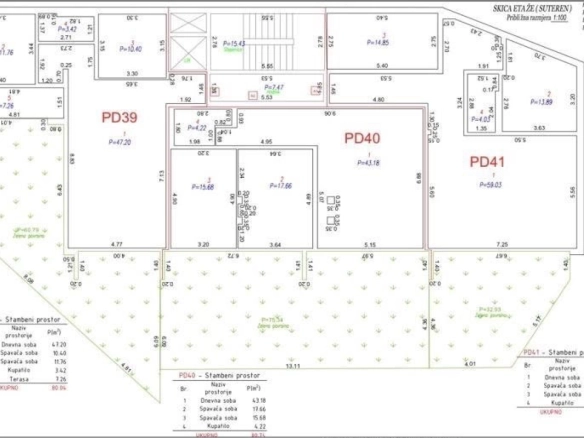 Dvosoban stan 81 m² – Pržno, Budva — fotografija 3